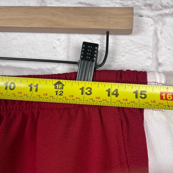 G3012 Joggers maroon/red and white with a drawstring size XL - Picture 8 of 10